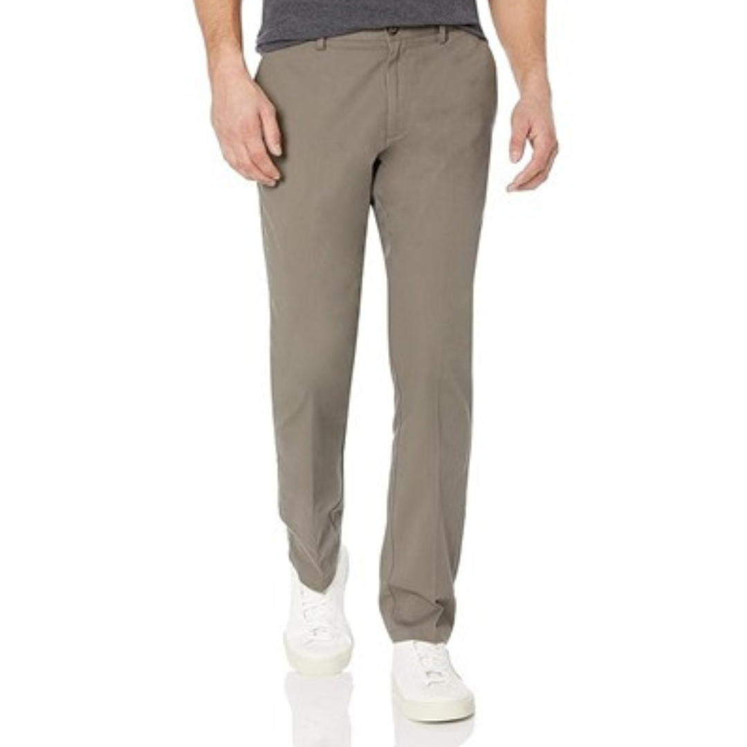 Amazon Essentials Men's Slim-Fit Flat-Front Chino Pant (Various)