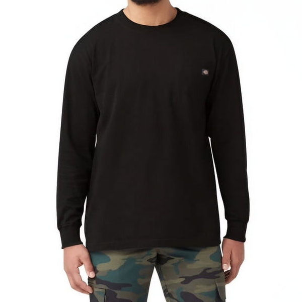 Dickies Men's Big and Tall Long Sleeve Crew Neck T-Shirt