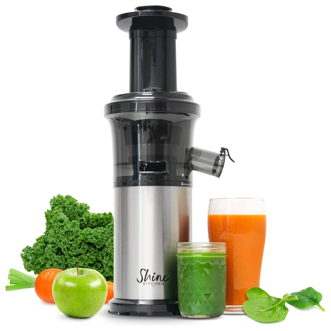 Shine Kitchen Co Cold Press Slow Masticating Juicer