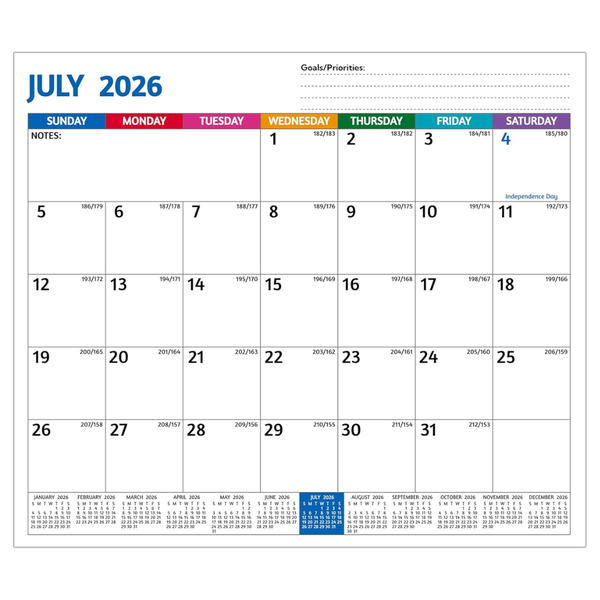 2026 Magnetic Calendar For Refrigerator (13 x 11.3)