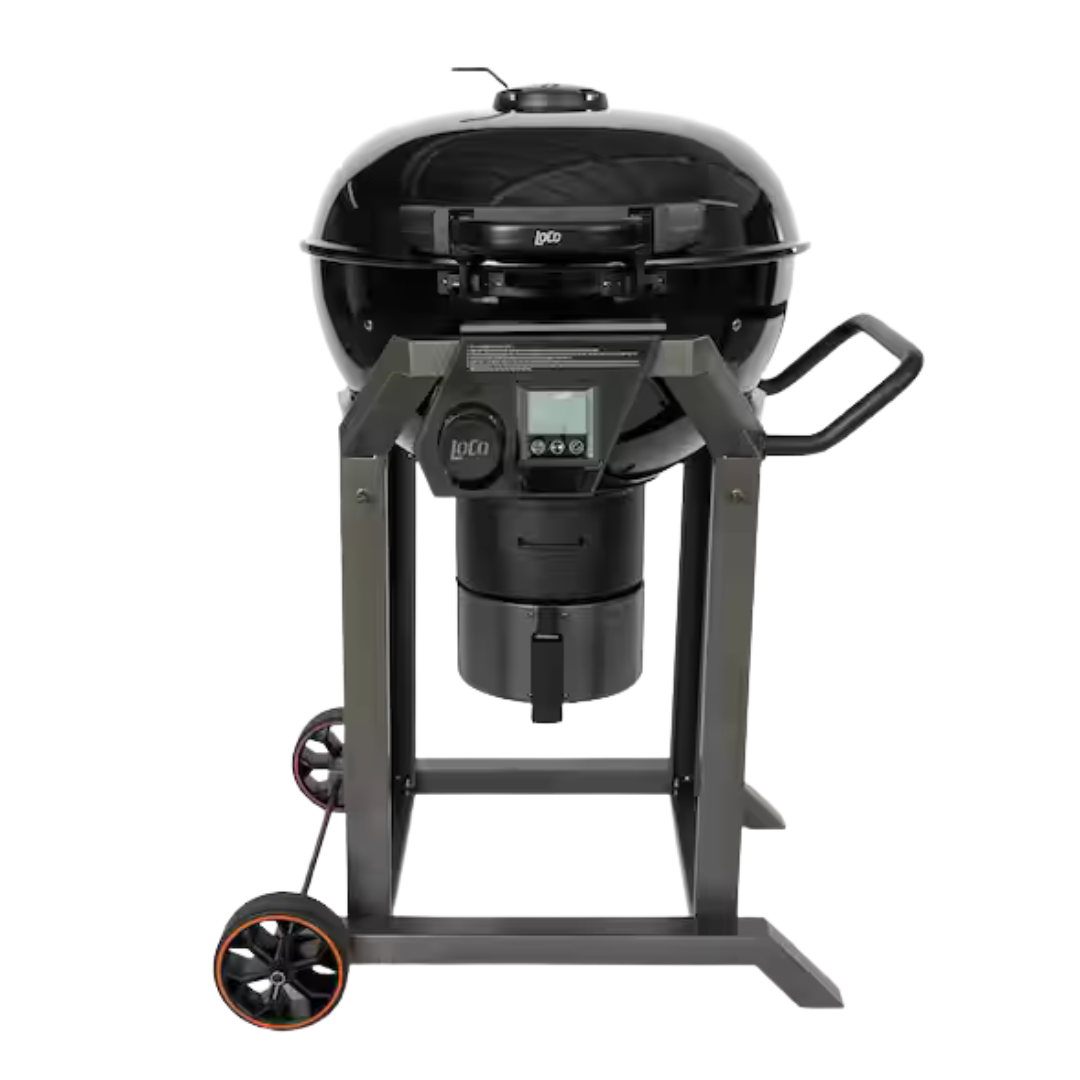 LoCo Cookers Kettle Charcoal Grill With Stand And SmartTemp