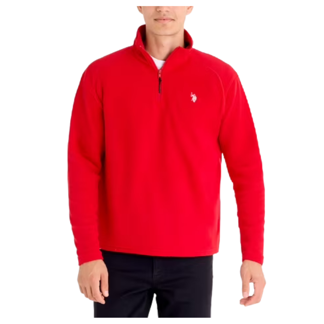 U.S. Polo Assn. Men's Polar Fleece Quarter Zip