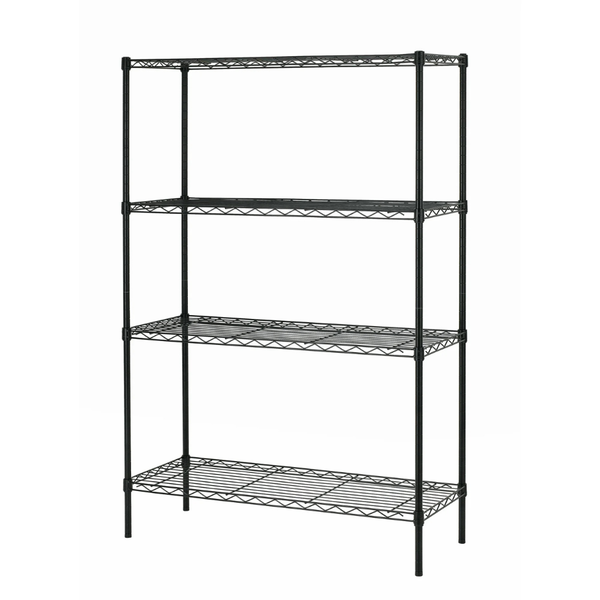 BestOffice 4-Shelf Metal Wire Storage Rack (54"x36"x14")