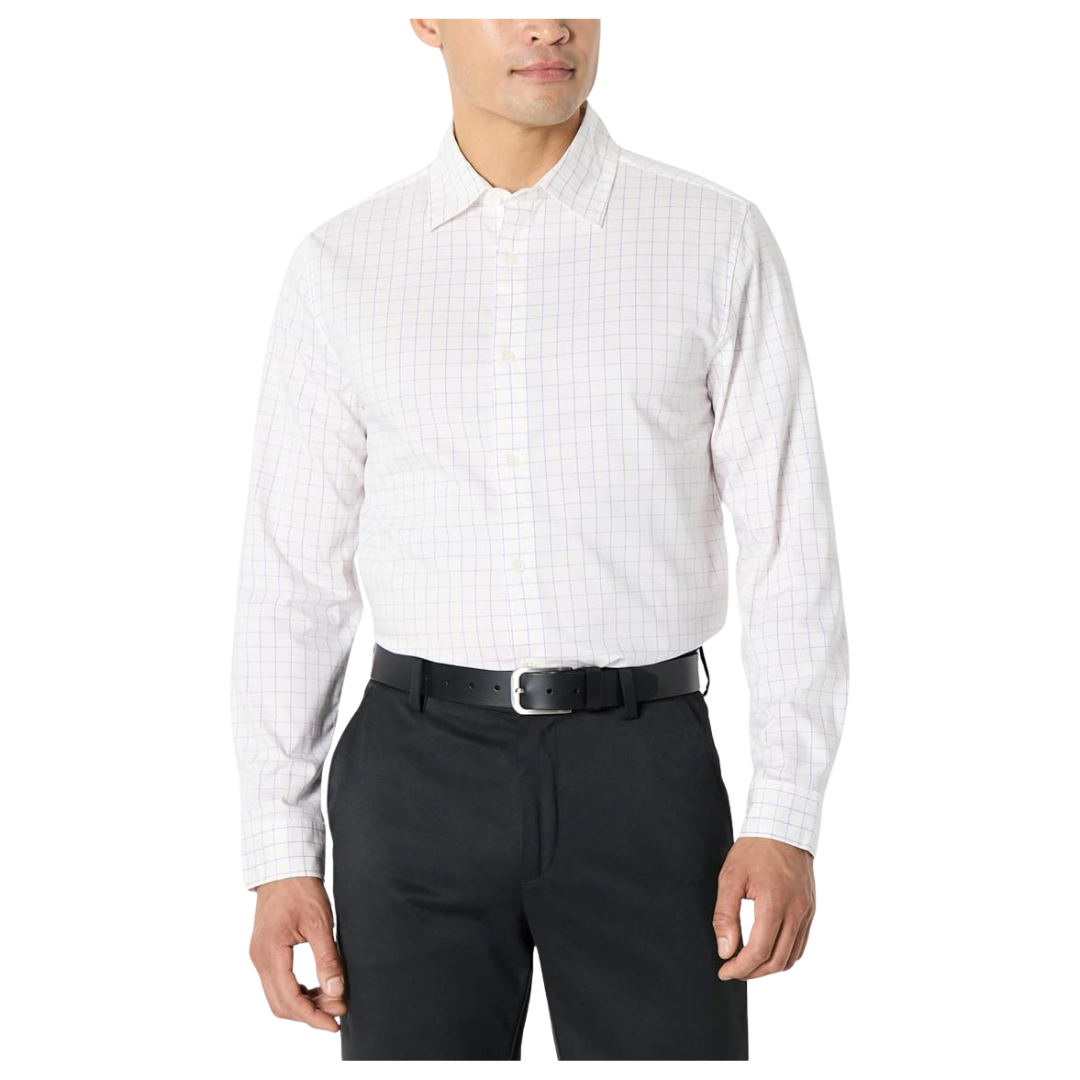 Amazon Essentials Men's Regular-Fit Long-Sleeve Shirt