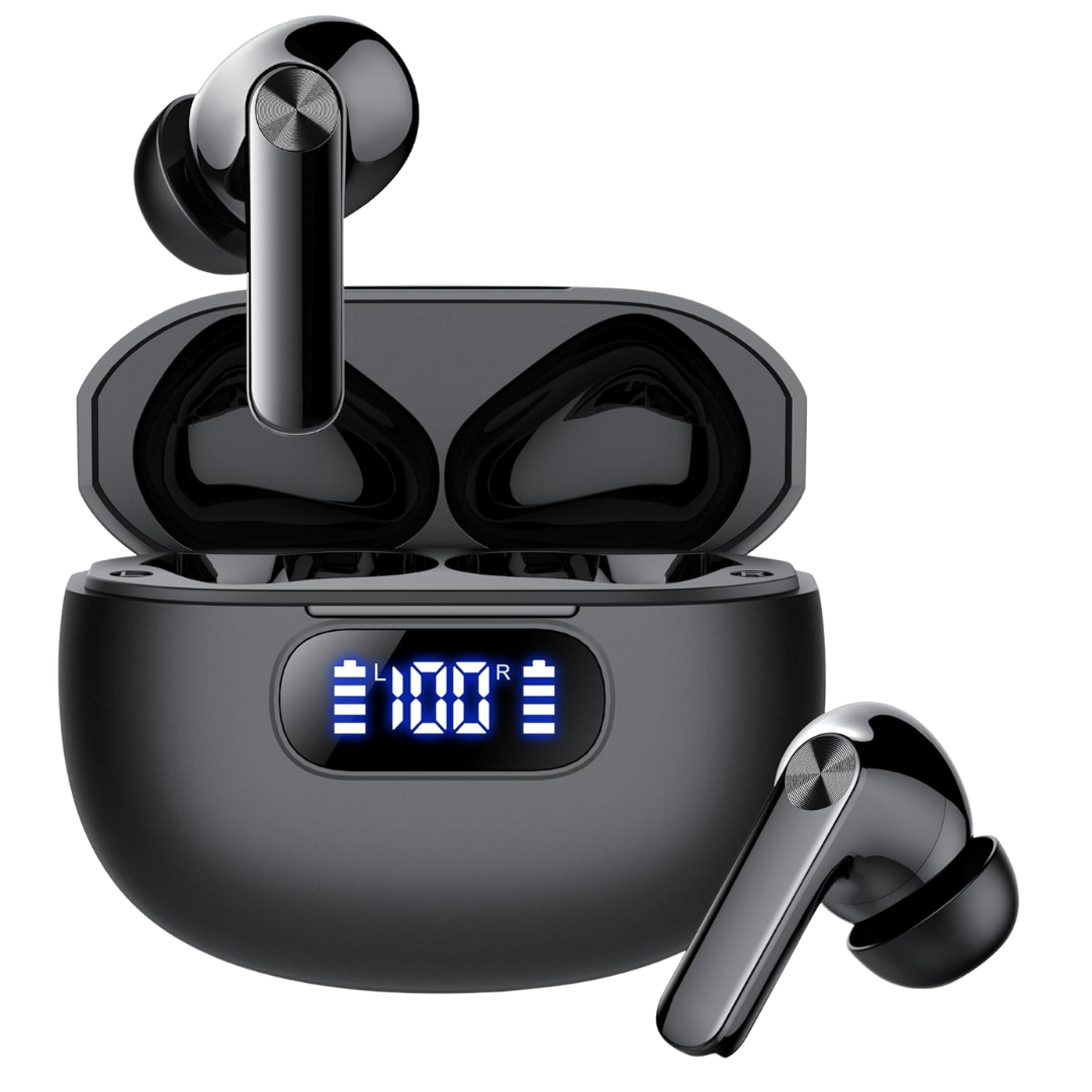 Bluetooth 5.3 Headphones With Noise Cancelling Mic - 48H