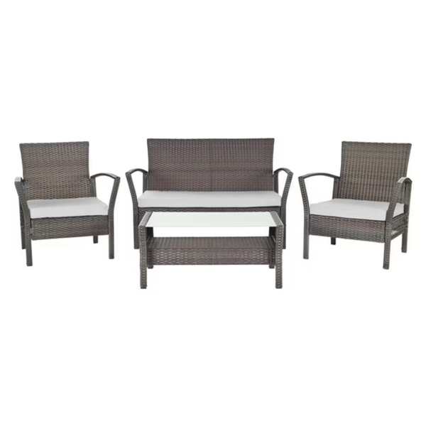 4-Peice Wicker Patio Furniture Set