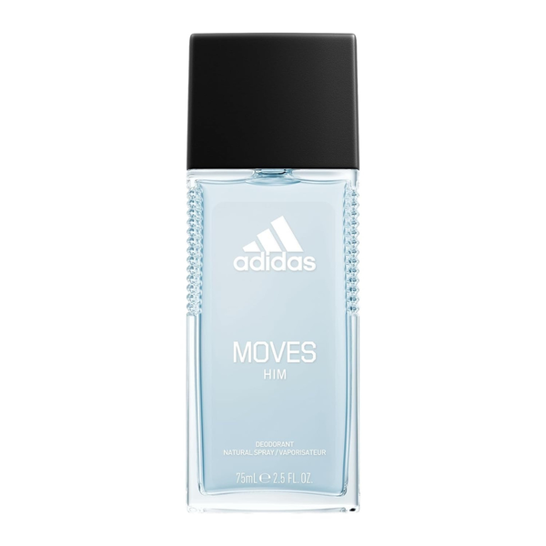 2.5oz Adidas Men's Moves For Him Body Fragrance Spray