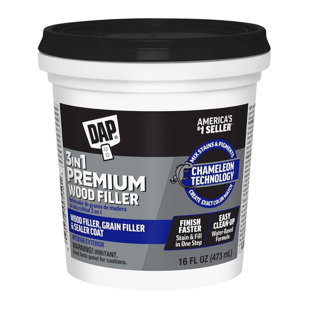 DAP Premium Wood Filler 16 oz Off White Hardware Adhesive