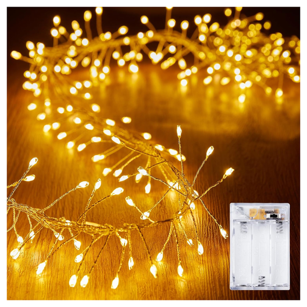 Brightown 10Ft 120 LED Battery Operated Fairy String Lights