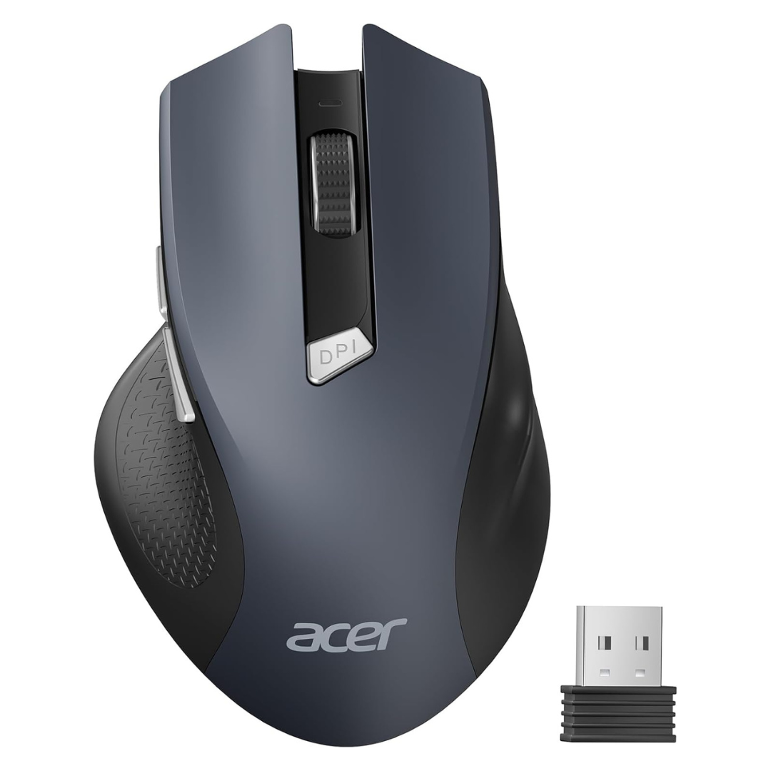 Acer 6-Button 1600 DPI 2.4GHz Wireless Mouse With USB Receiver