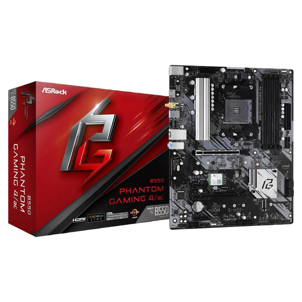 ASRock B550 Phantom Gaming 4 AC Supports 3rd Gen Motherboard