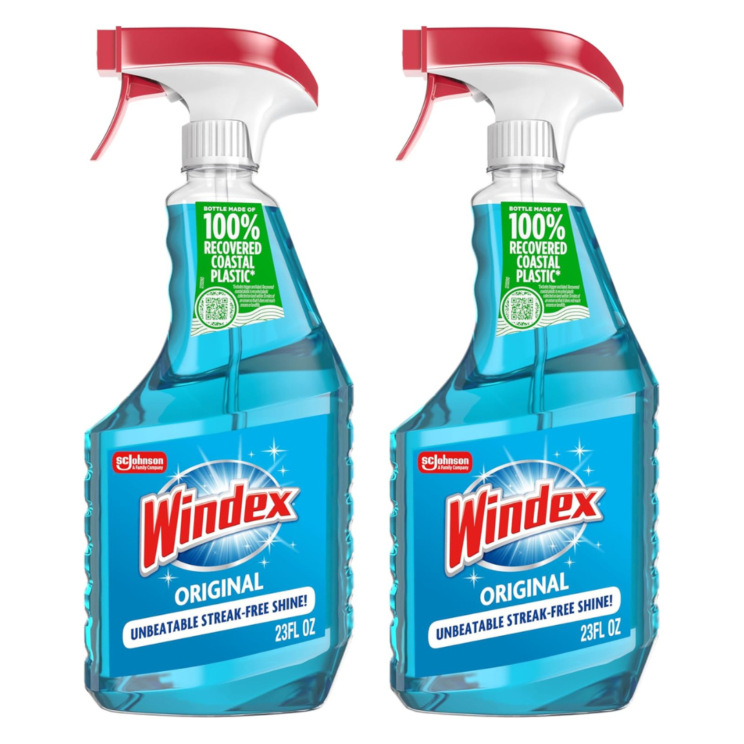 2-Pack 23oz Windex Glass & Window Cleaner Spray