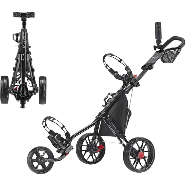 Caddytek CaddyLite 11.5 V3 Lightweight 3-Wheel Foldable Golf Push Cart