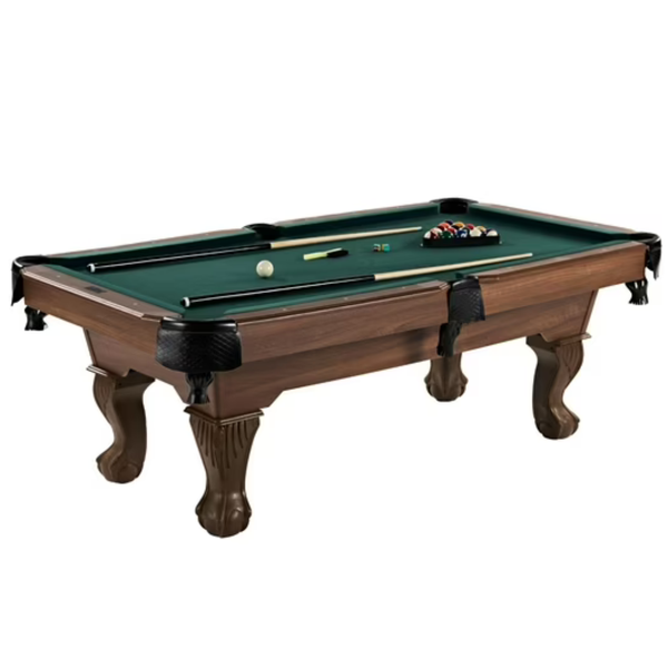 7.25-ft Winstead Ball and Claw Billiards Table with Playing Accessories