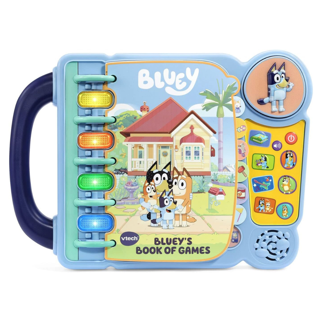 2-Count VTech Bluey Bluey's Interactive Book of Games