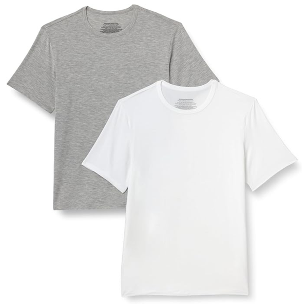 2-Pack Amazon Essentials Short Sleeve Super Soft Undershirt