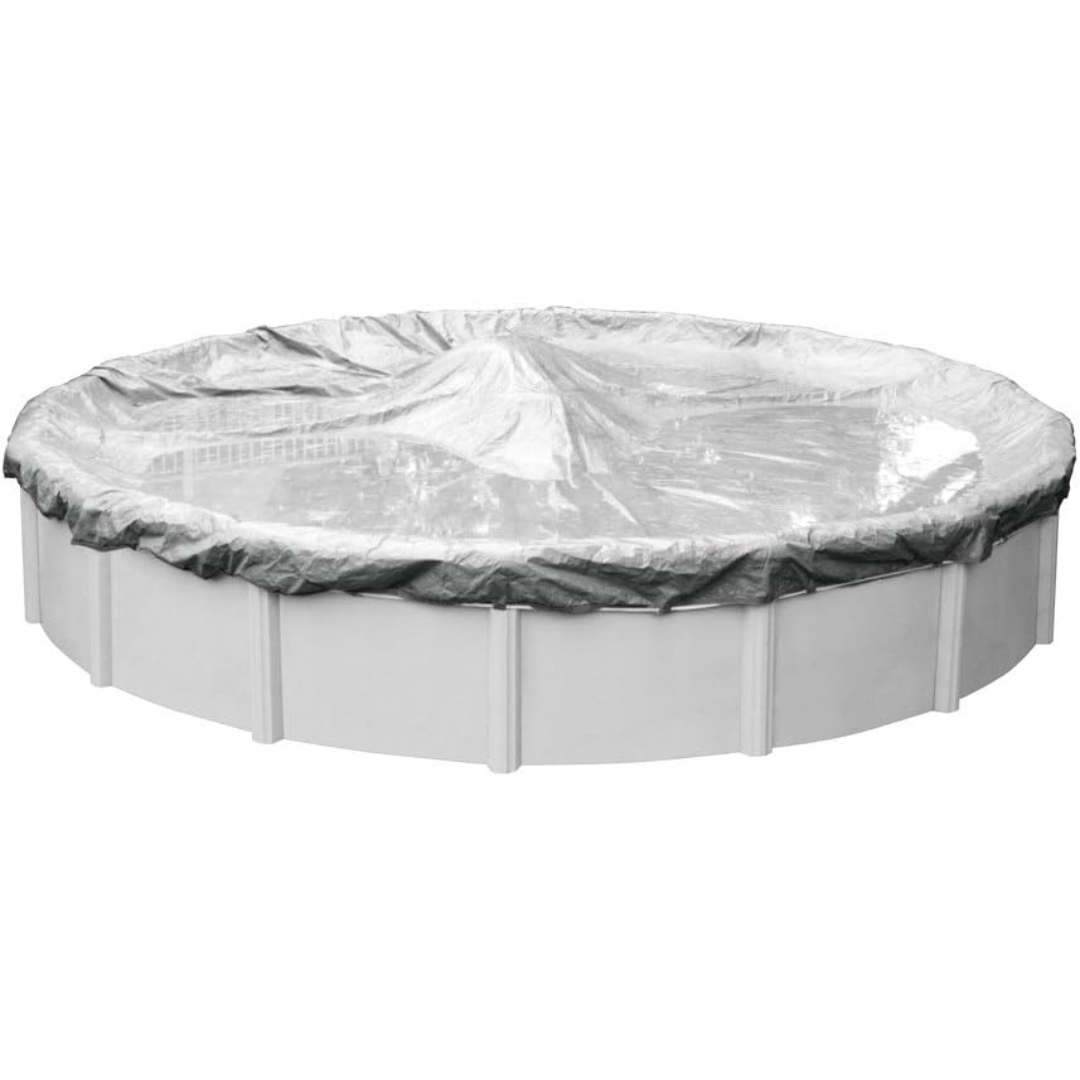 Pool Mate 18 Feet Classic Silver Winter Pool Cover
