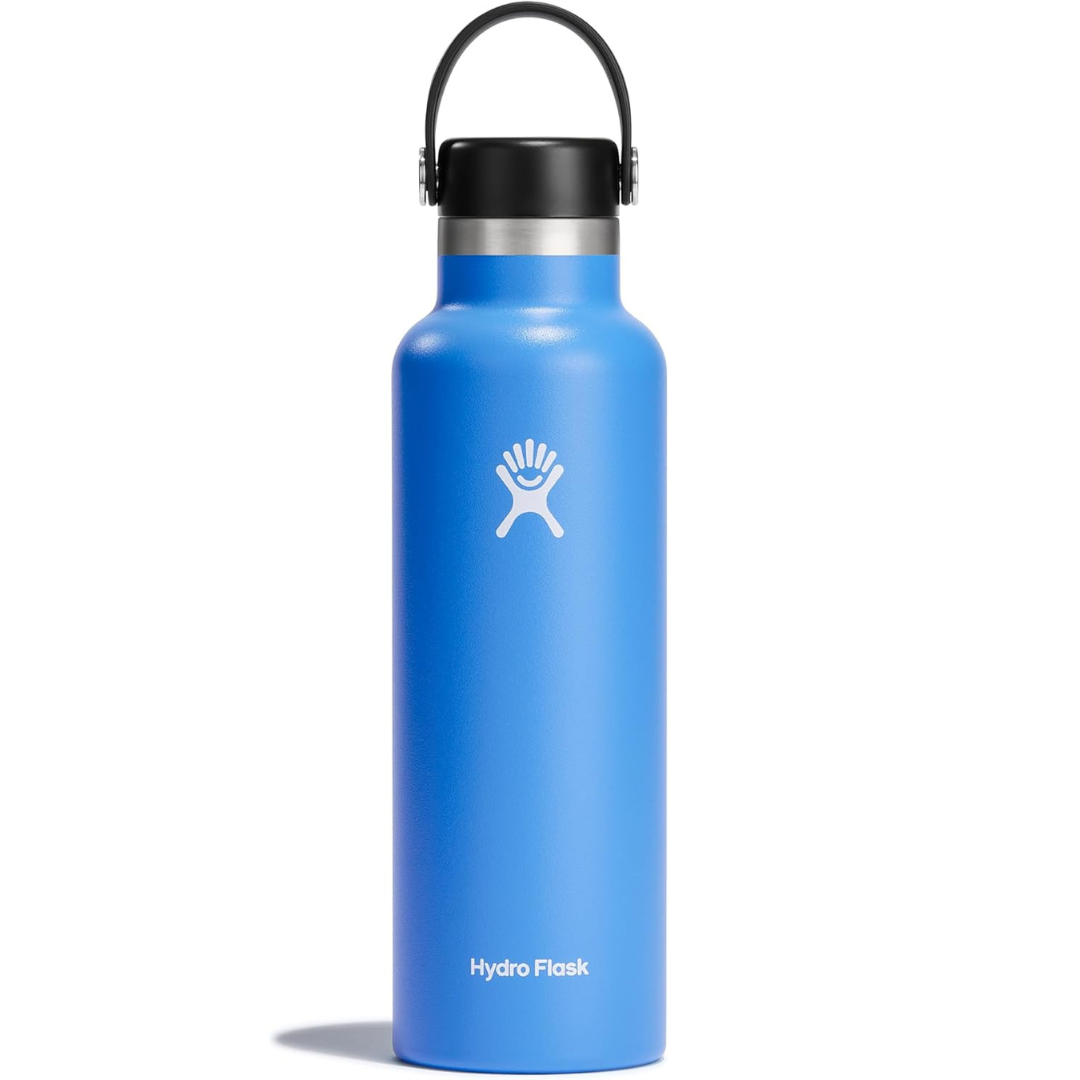 Stainless Steel Double-Wall Vacuum Insulation 21 Oz Water Bottle