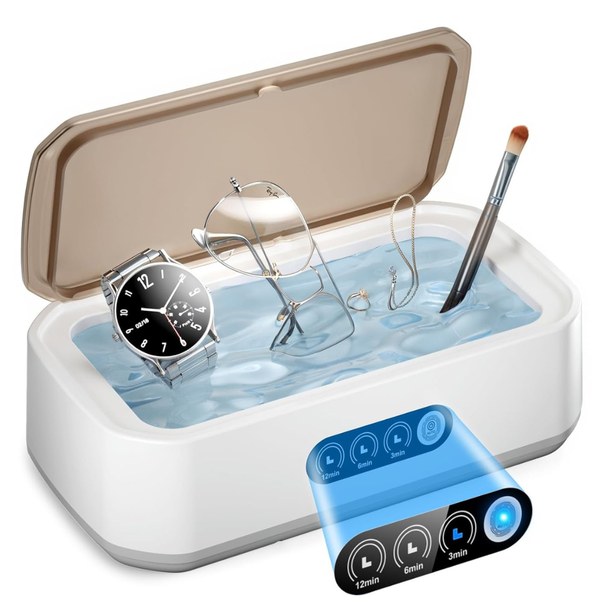 50KHz Ultrasonic Retainer Jewelry Cleaner Deep Cleaning Machine