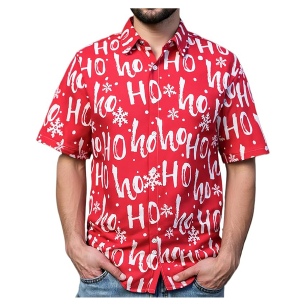 Men's Short Sleeve Floral Button Down Beach Hawaiian Shirts