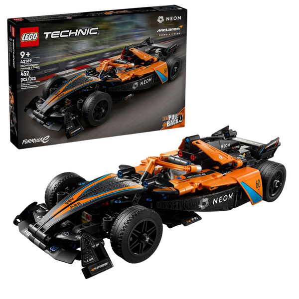 452-Piece Lego Technic NEOM McLaren Formula E Cars Toy Set (42169)