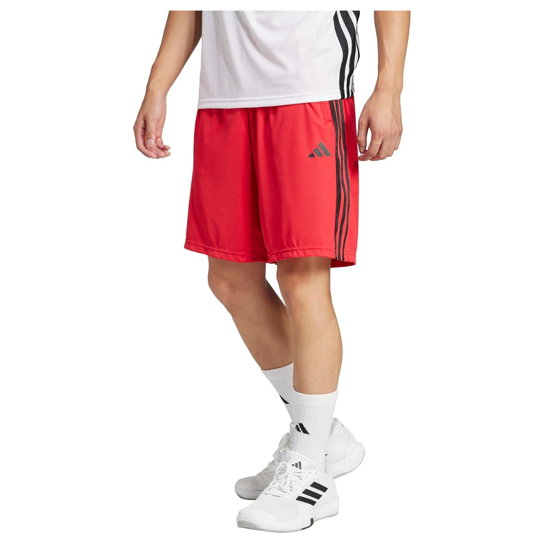 adidas Men's Train Essentials Pique 3-Stripes Shorts