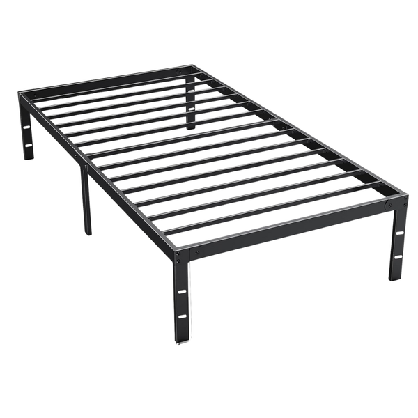 Sweetcrispy Twin Size 14" Heavy Duty Metal Platform Bed Frames