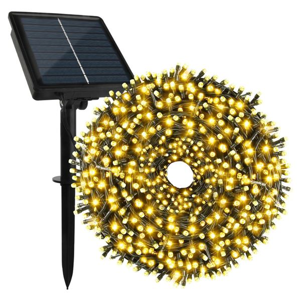 33 feet Tcamp 100LED Waterproof Solar Lights