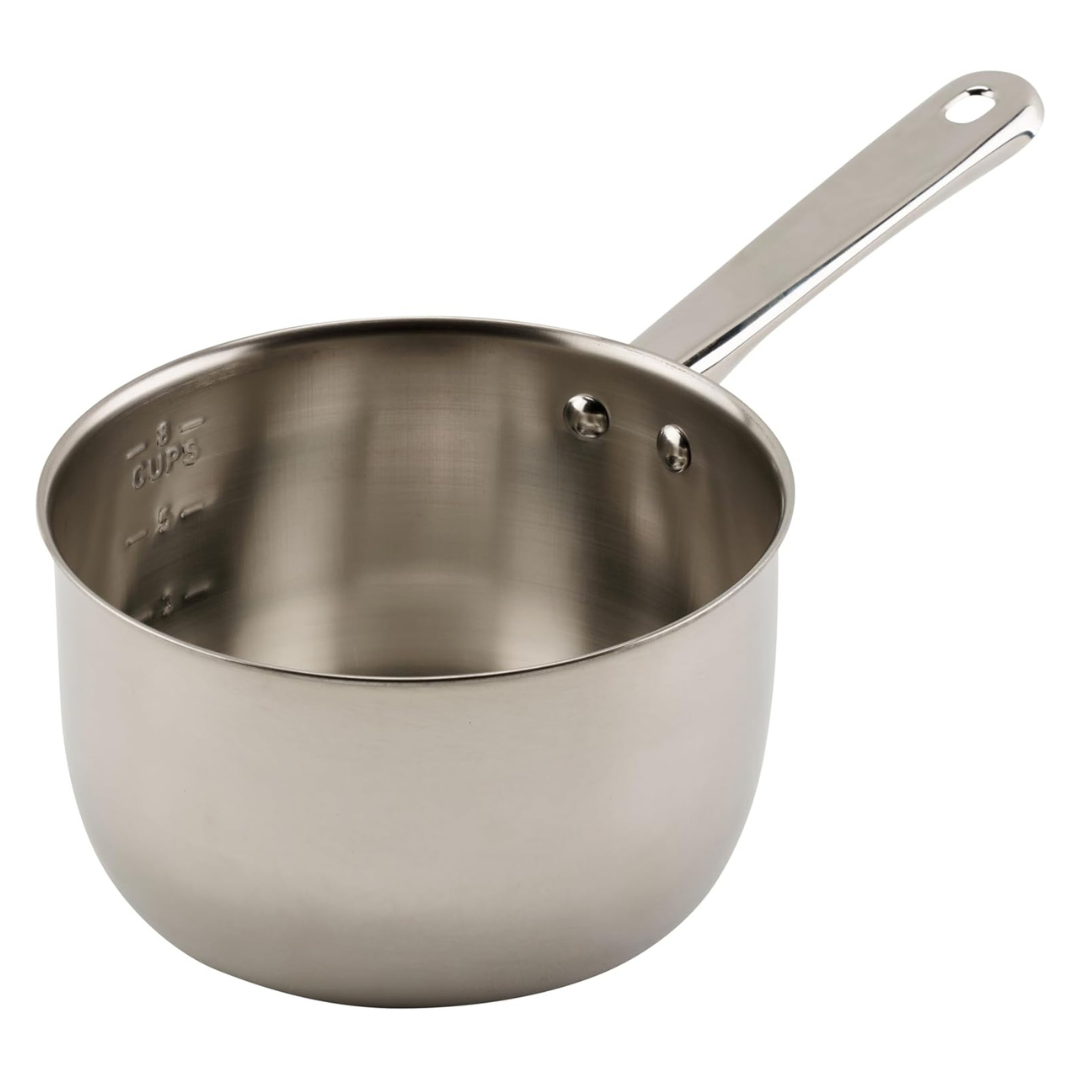 2-Quart Winco SAP-2 Stainless Steel Sauce Pan