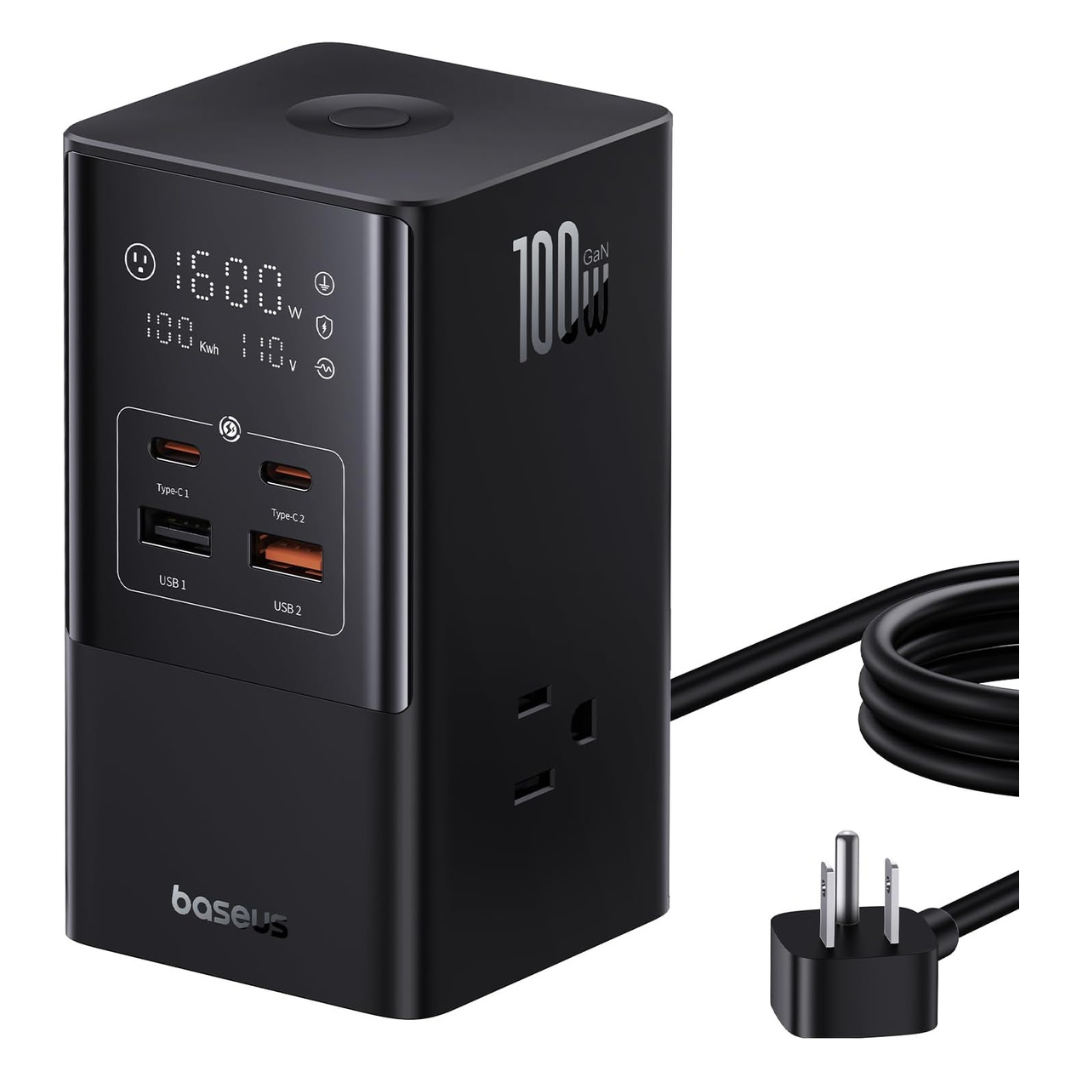 100W Baseus 7-in-1 USB-C Charging Station + 30W 2-Port USB-C Wall Charger