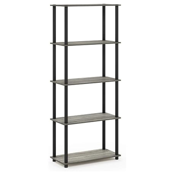 Furinno Turn-n-Tube 5-Tier Corner Storage Book Shelves