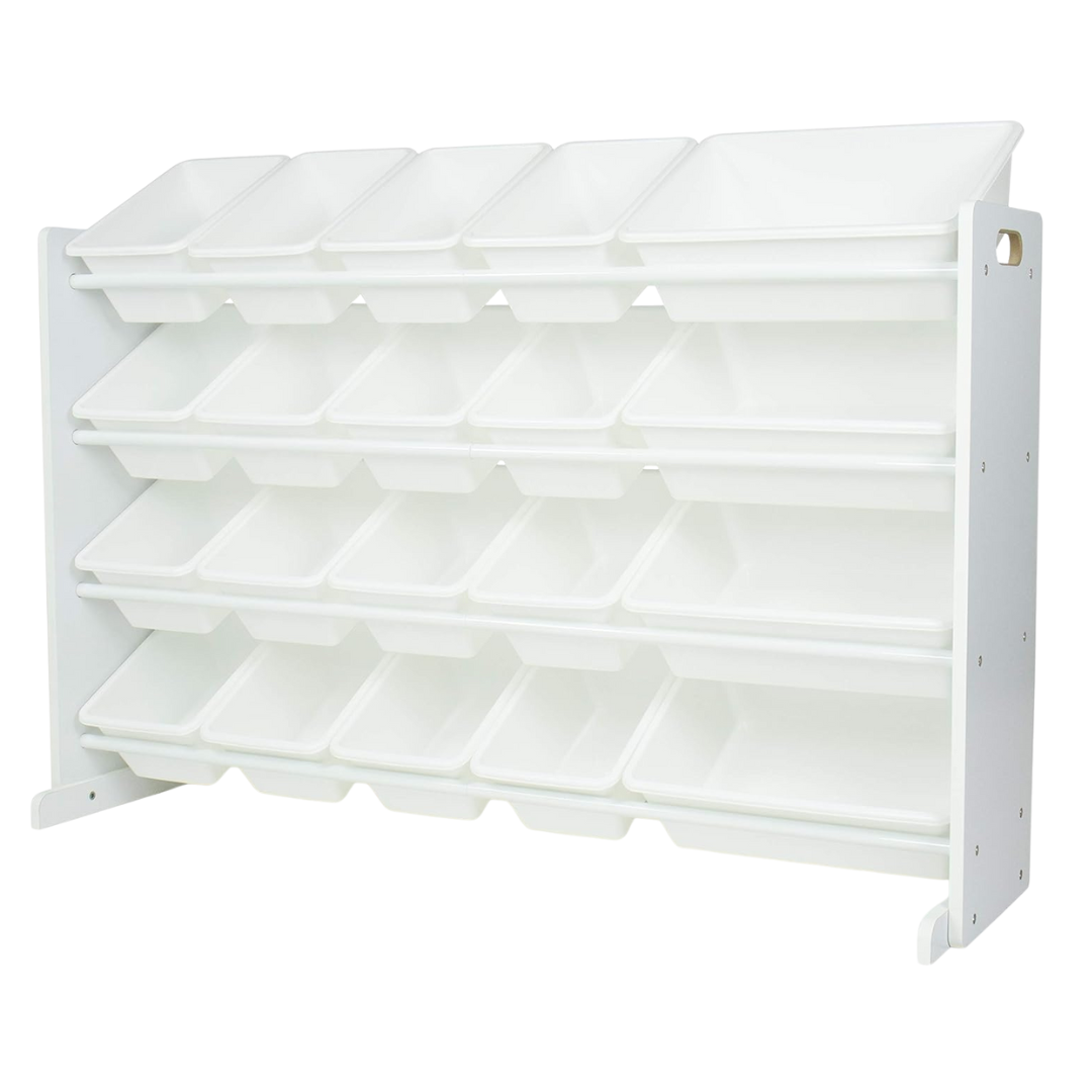 Humble Crew Extra-Large Toy Organizer With 20 Plastic Bins