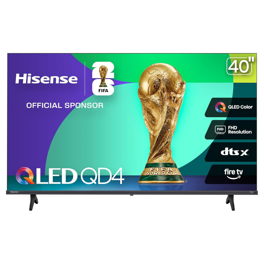 40" Hisense QD4 Series 1080p Smart QLED Fire TV HDTV (2025)