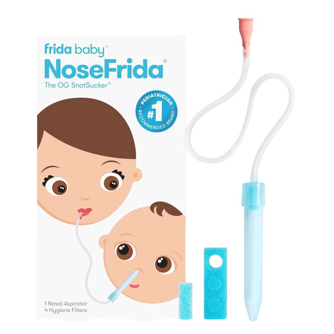 FridaBaby NoseFrida SnotSucker Baby Nasal Aspirator W/ 4 Hygiene Filters