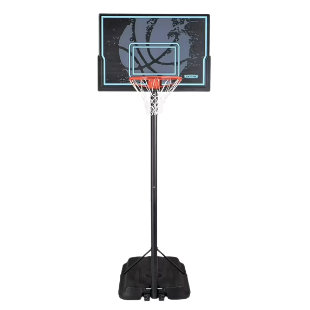 44" Lifetime Adjustable Height All-Weather Portable Basketball Hoop