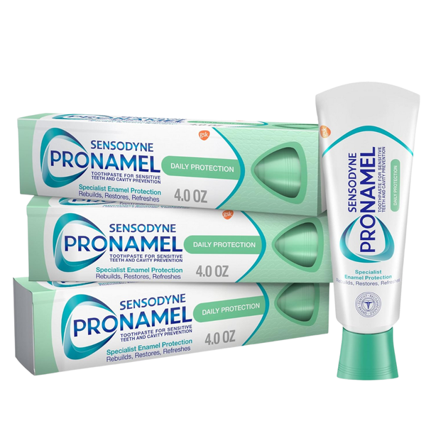 3-Pack 4-Oz Sensodyne Pronamel Daily Protection Enamel Toothpaste