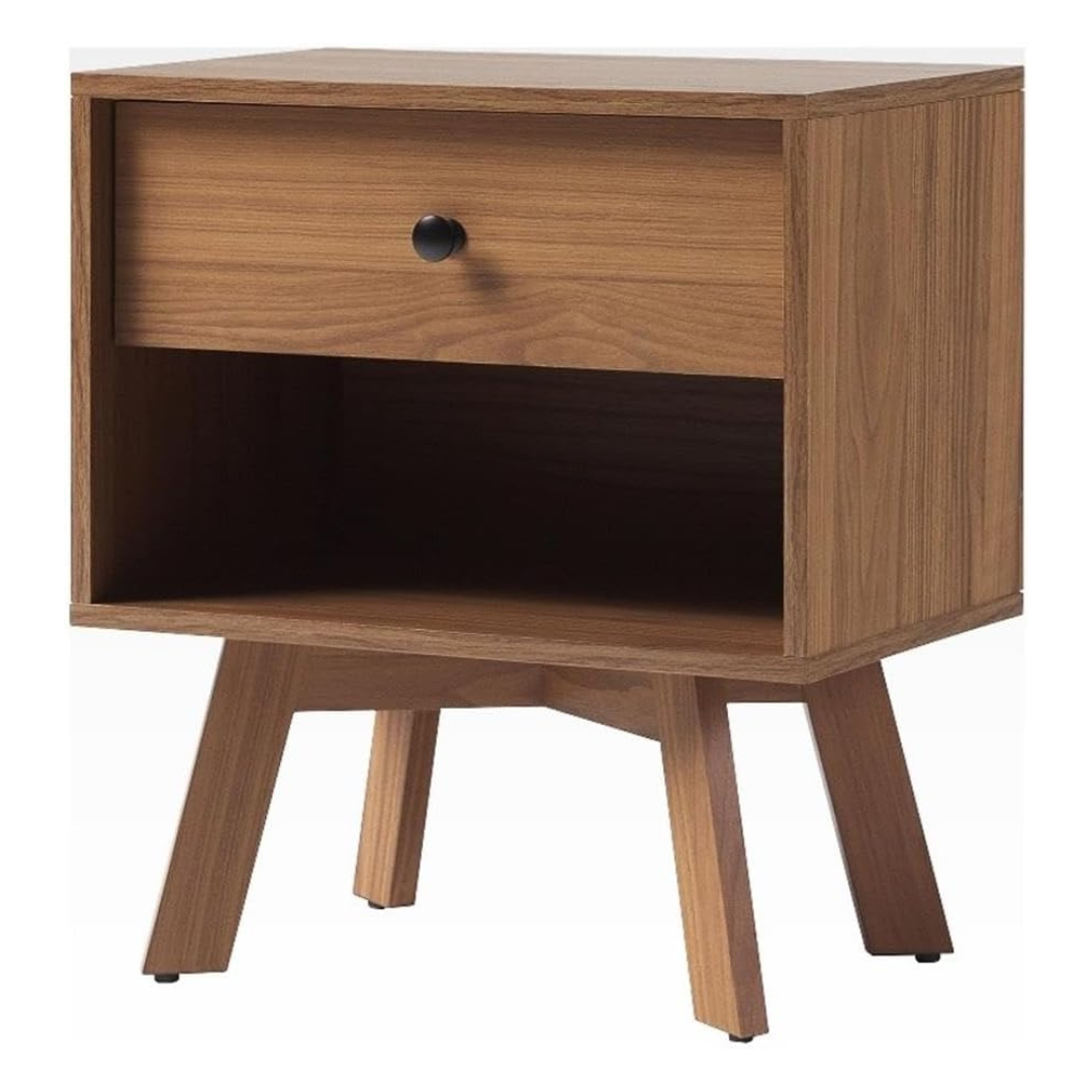 21" Walker Edison Mid Century Modern 1-Drawer Nightstand