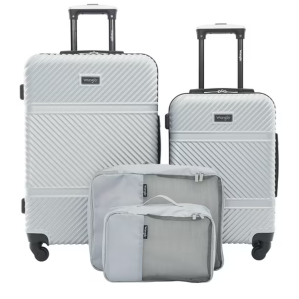 4-Piece Wrangler Hardside Spinner Luggage Set (Various)