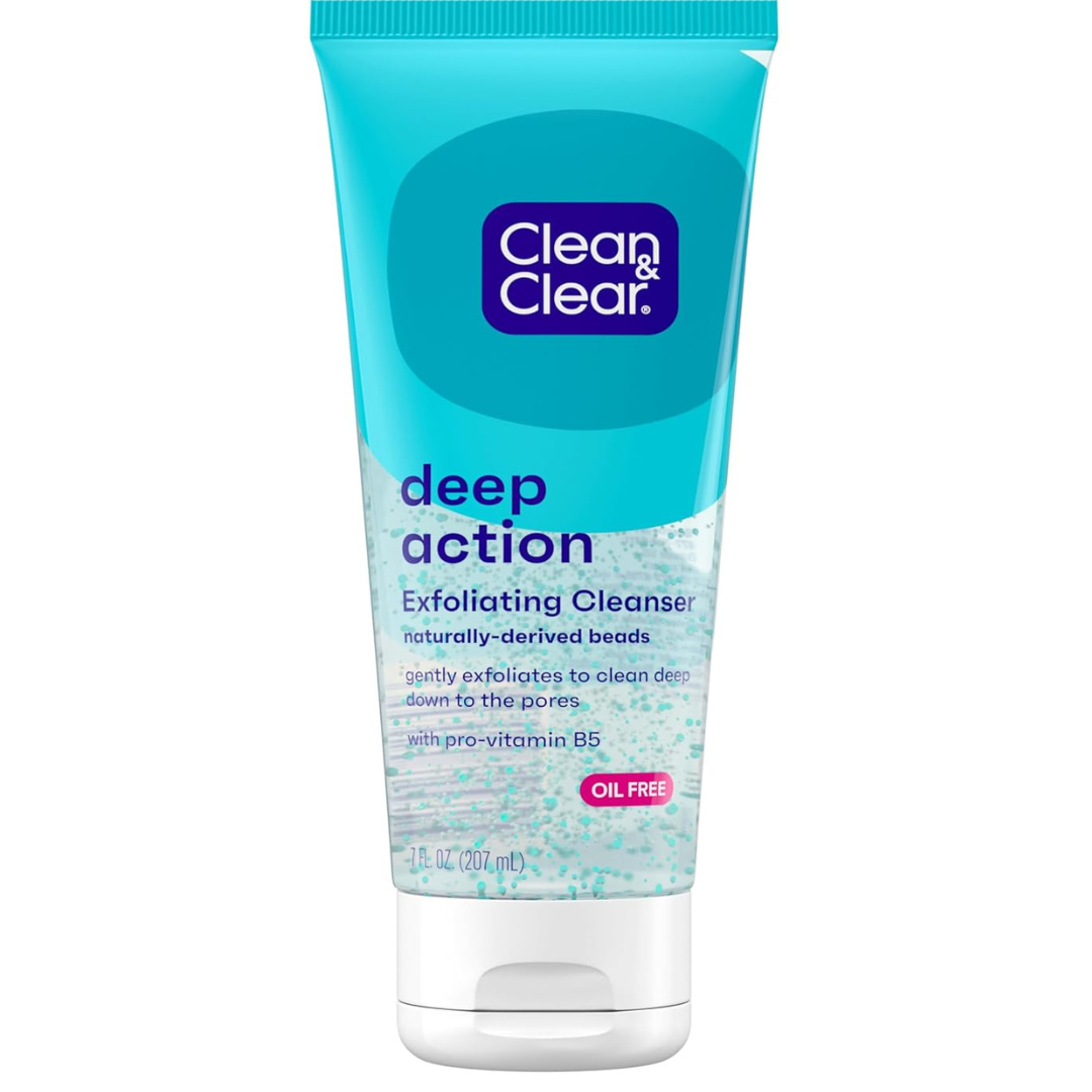 7-Oz Clean & Clear Deep Action Gentle Exfoliating Face Cleanser