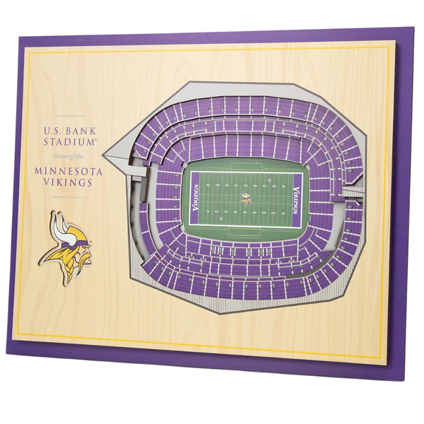 YouTheFan NFL 5-Layer 17" x 13" StadiumViews 3D Wall Art