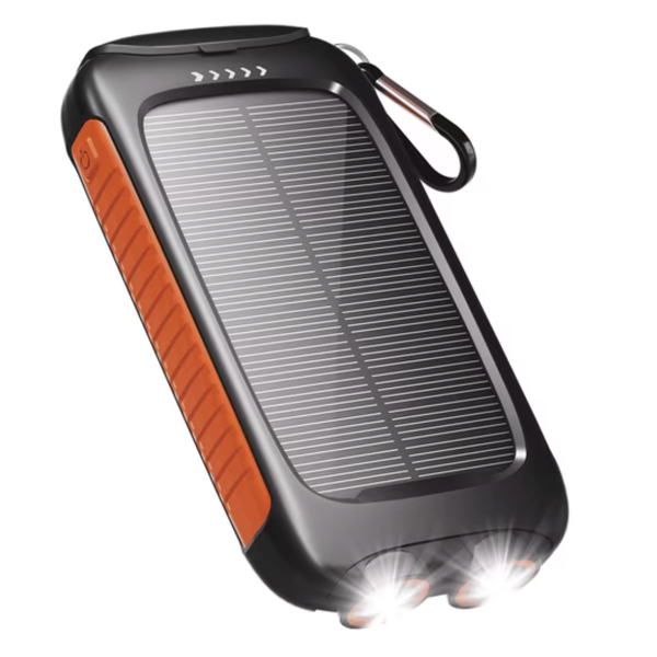 38,800mAh Portable Solar Charger With Dual USB & LED Flashlight