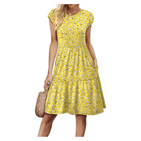 Women's Beach Vacation Babydoll Sundresses (2 Colors)