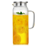 53oz Glass Pitcher with Lid and Spout