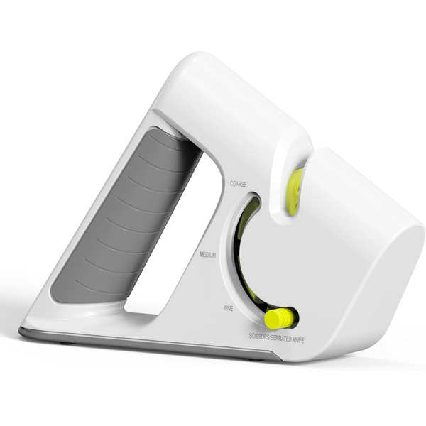 4-in-1 Pocket Knife Sharpener with Non-slip Base