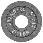 2.5 LBS CAP Barbell 2" Olympic Weight Plate