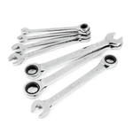 7-Piece Husky Ratcheting SAE Combination Wrench Set