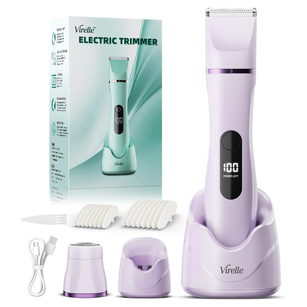 Womens Cordless Electric Hair Remover & Bikini Trimmer