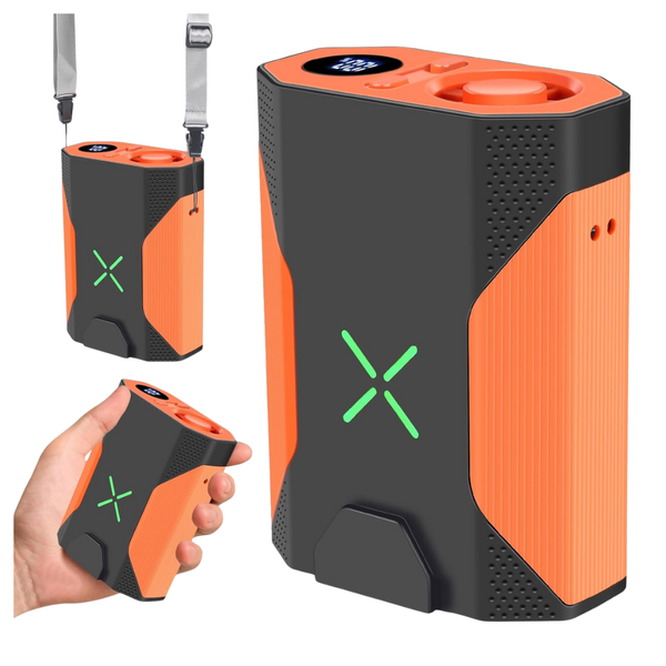 Mini Portable Waist And Handheld Fan 16H Battery