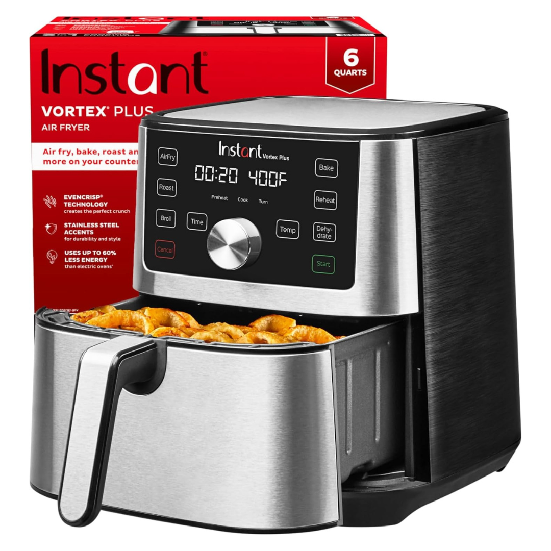 6-Qt Instant Pot Vortex Plus 6-in-1 Air Fryer (Stainless Steel)