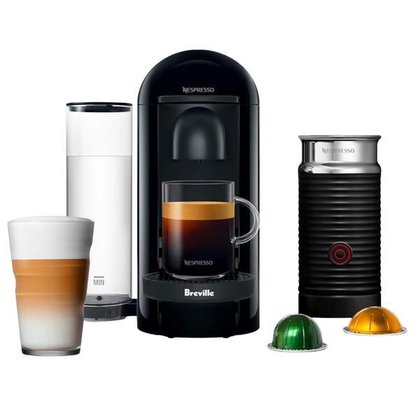 Nespresso Vertuo Plus Coffee & Espresso Maker W/ Frother